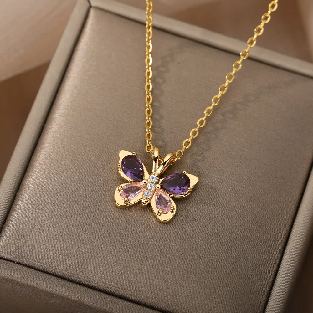 Collier Papillon