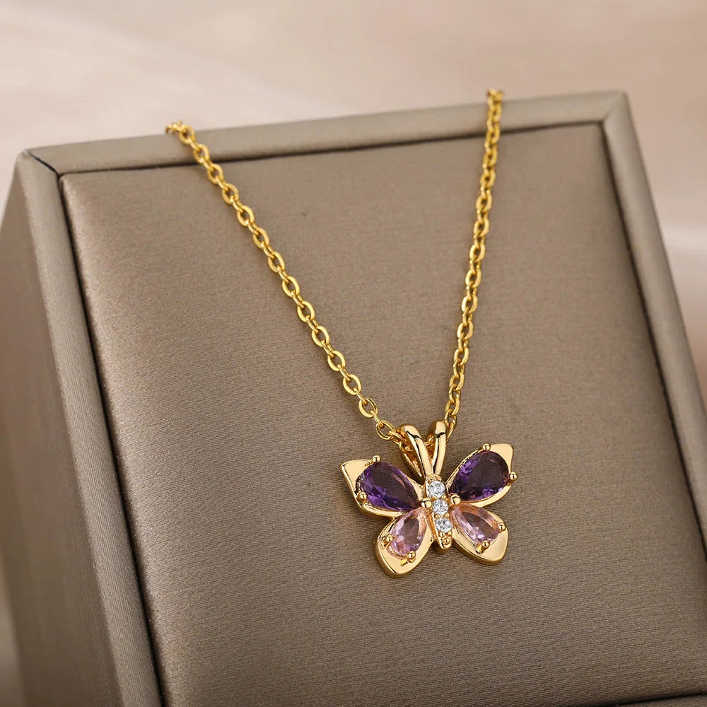 Collier Papillon