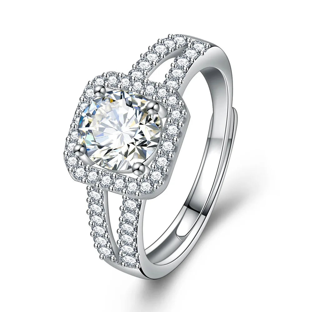 Bague Élissa – Argent sterling 925 & zircon éclat premium